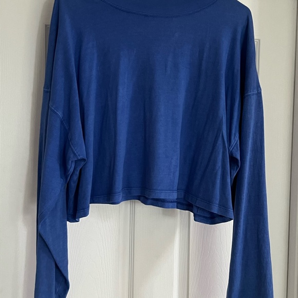 Free People Cropped Tee L - Picture 2 of 5